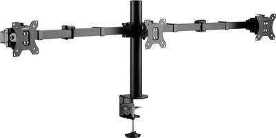 SpeaKa Professional Monitorhalterung SP-MM-230 3 Display(s) 43,2 cm (17") - 68,6 cm (27") Schwarz Höhenverstellbar, Neig
