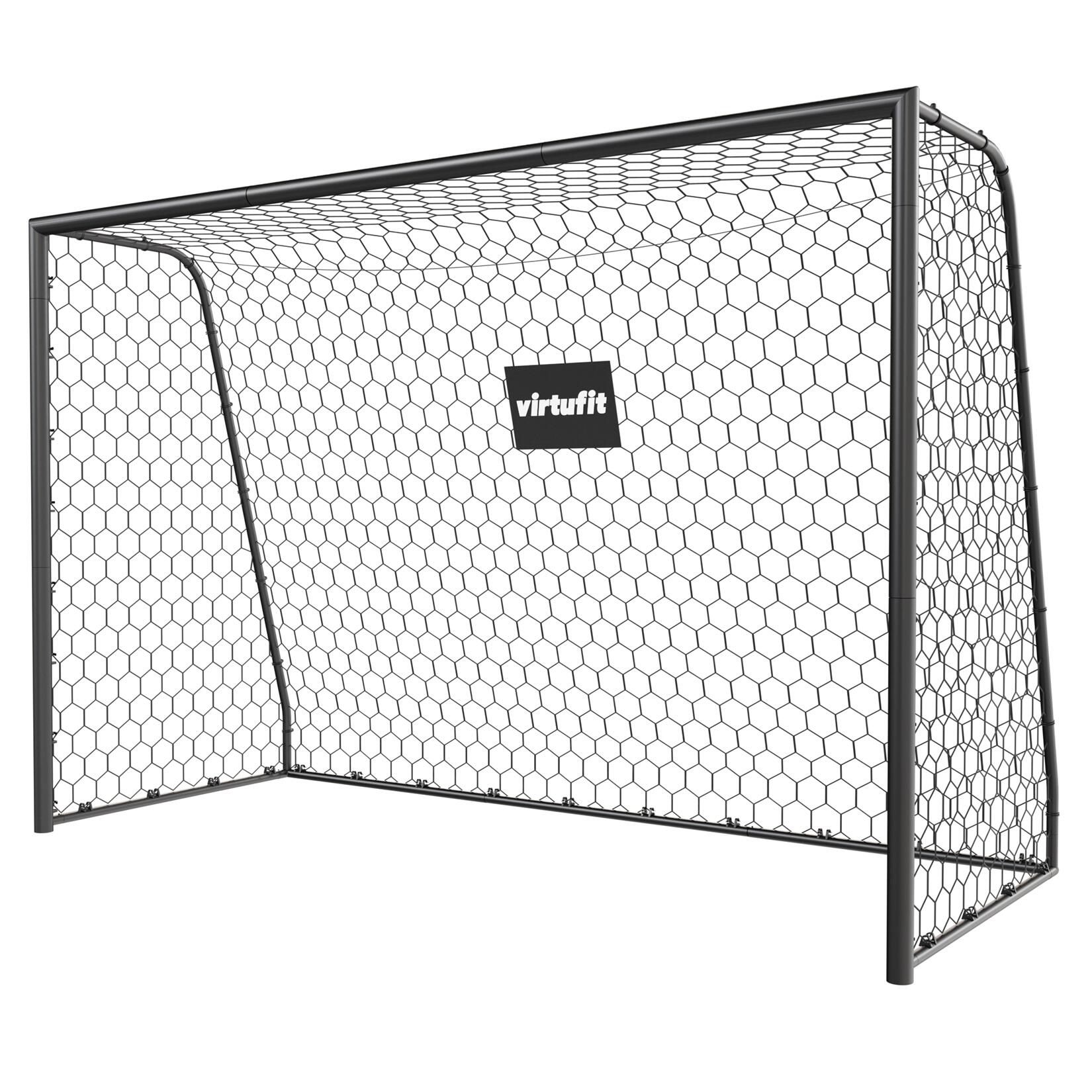 VIRTUFIT Portería de fútbol premium - Portería de fútbol resistente - 300 x 200 x 120