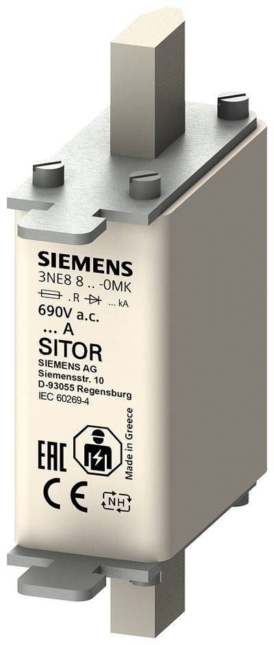 Siemens 3NE88240MK Sicherungseinsatz Sicherungsgröße = 0 160 A 500 V 3 St.