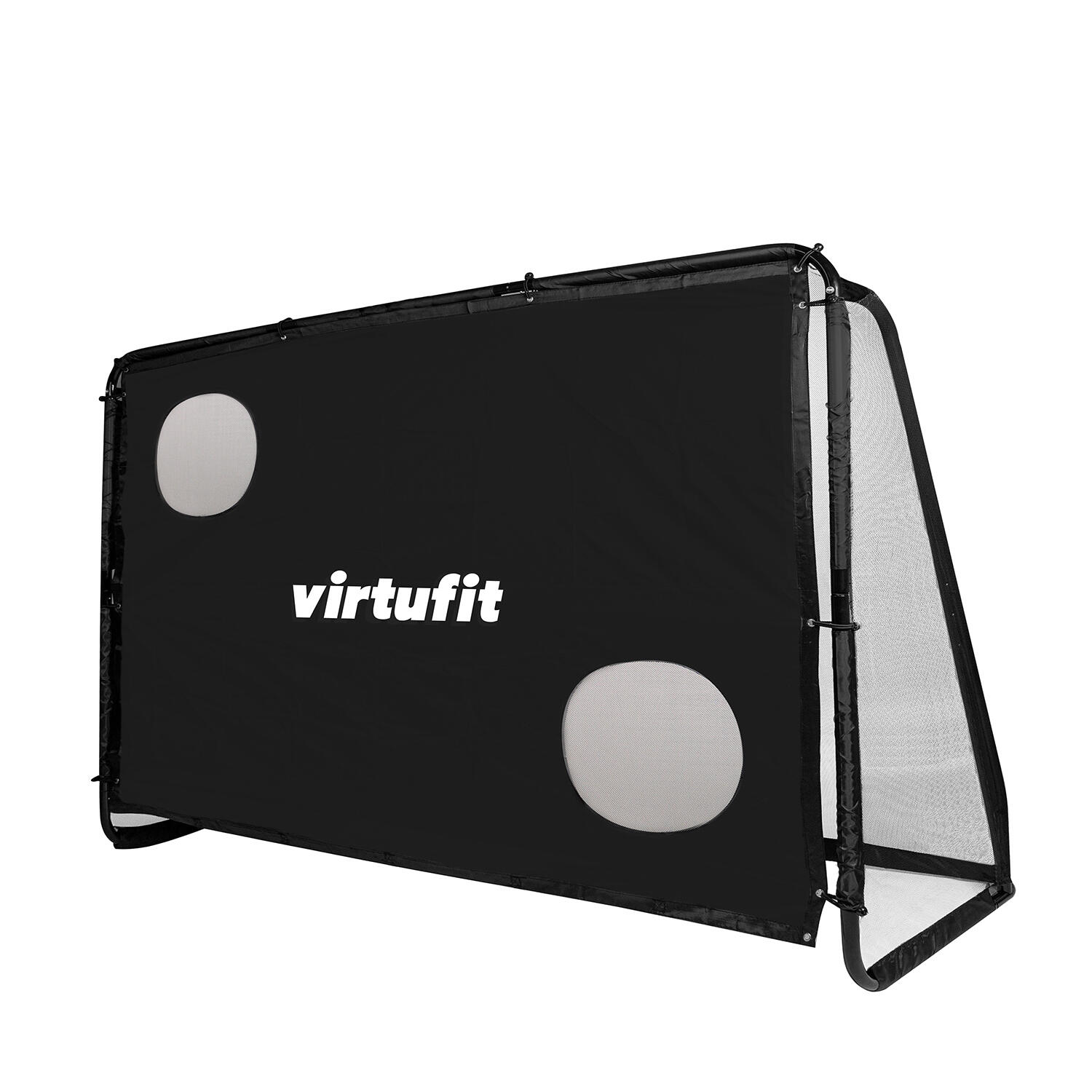 VIRTUFIT Portería De Fútbol Profesional Con Pared Goal - Porteria - 170 X 110 Cm