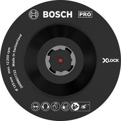 X-LOCK Stützteller, mit Klettverschluss 125 mm Bosch Accessories 2608601722 Bosch Accessories 2608601722