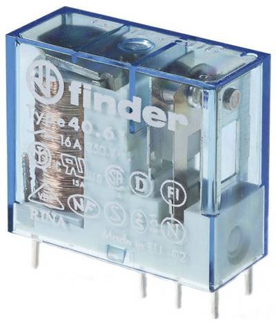 Finder 40.61.7.024.1000 Relais 250 V/AC, 400 V/AC 1 St.