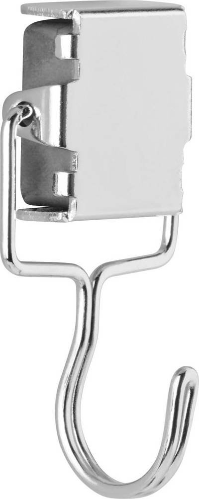 magnetoplan Hakenmagnet Silber 12 St. 16667S12