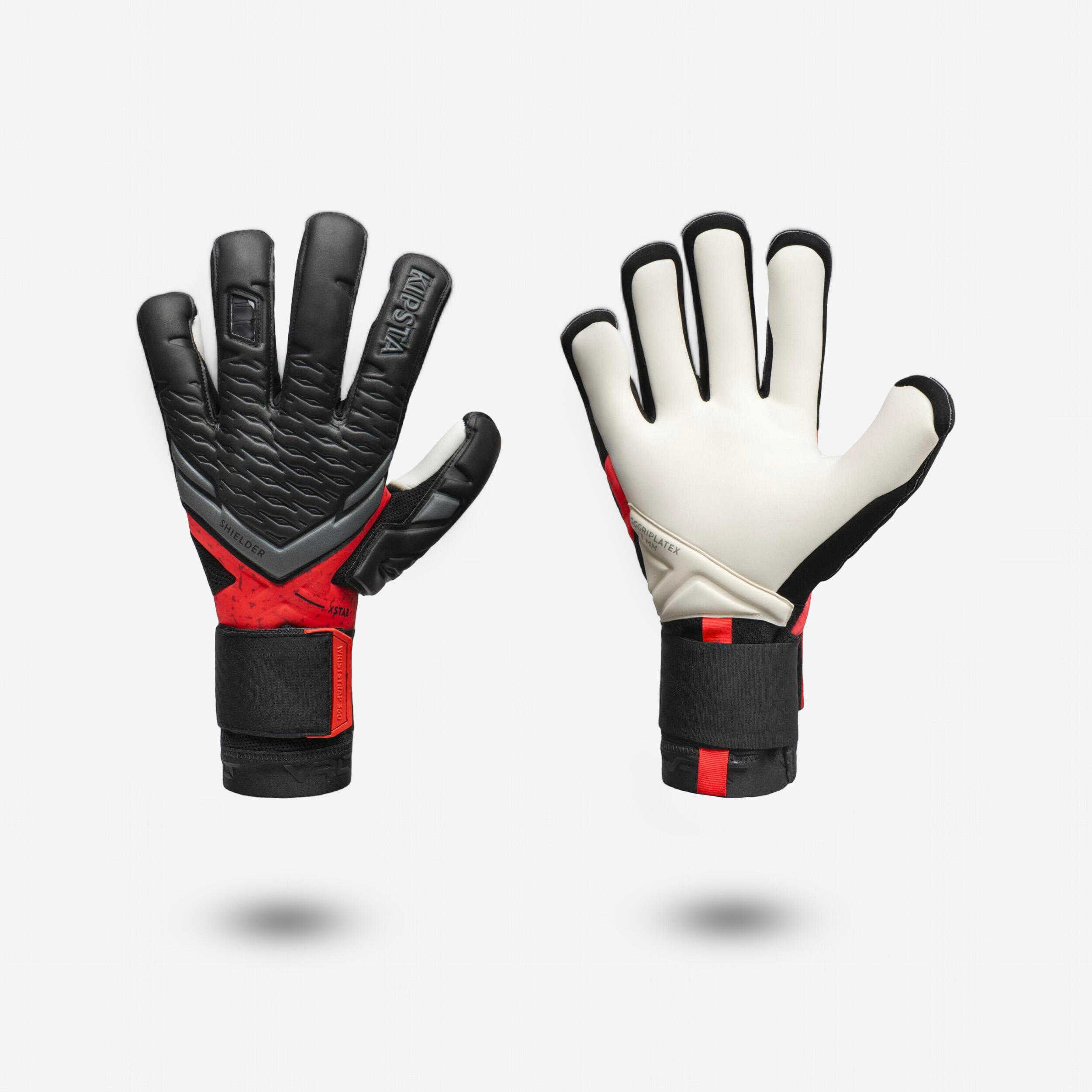 KIPSTA GUANTES DE PORTERO DE FÚTBOL ADULTO VRLT 900 CON PROTECCIONES EN LOS DEDOS