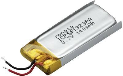 Renata ICP581323PA Spezial-Akku Prismatisch Kabel LiPo 3.7 V 145 mAh 1 St.