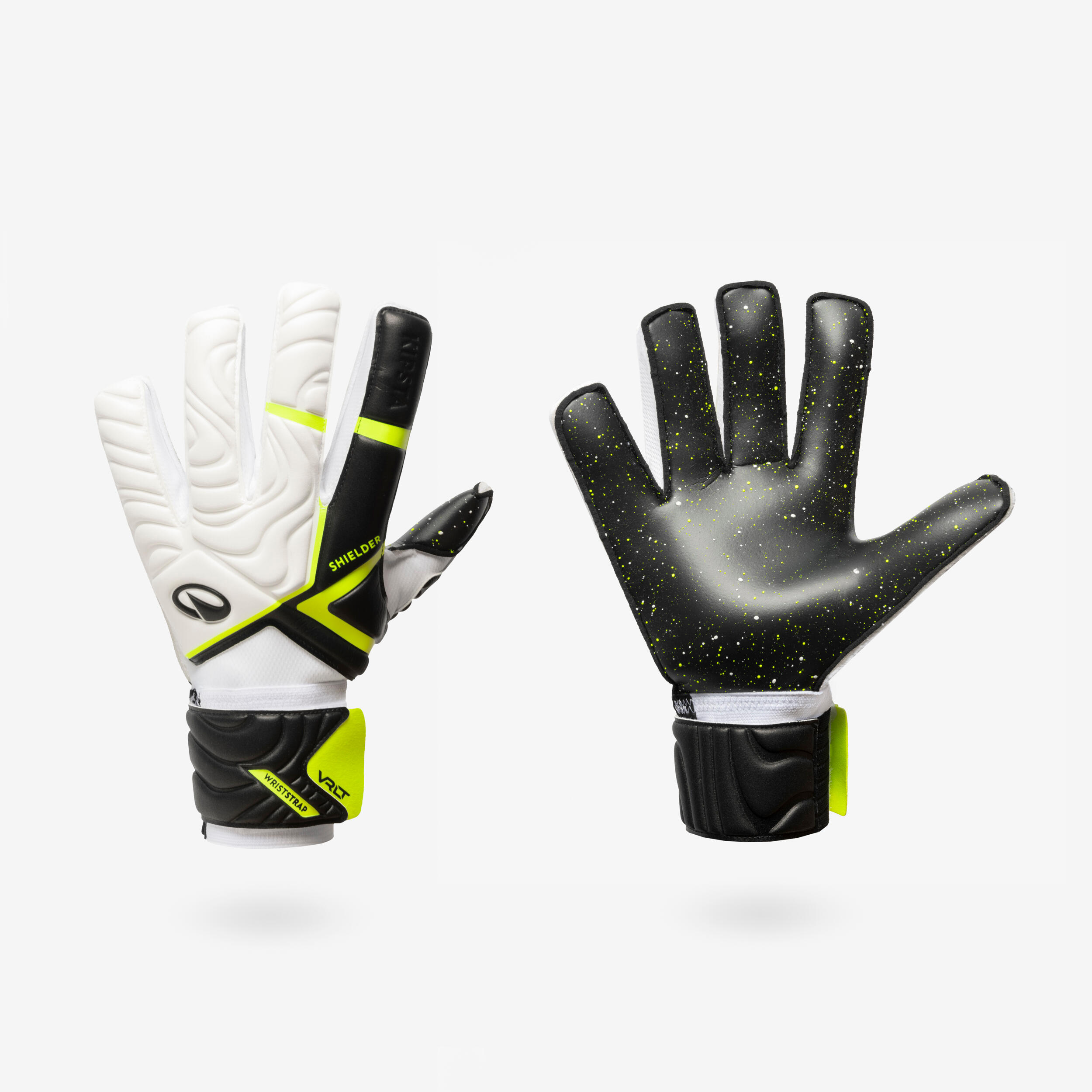 KIPSTA GUANTES DE PORTERO DE FÚTBOL ADULTO VRLT 500 CON PROTECCIONES EN LOS DEDOS