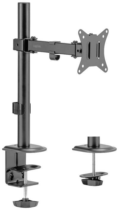 LogiLink Monitor-Tischhalterung BP0170 1 Display(s) Schwarz Drehbar, Höhenverstellbar, Neigbar, Rotierbar, Schwenkbar