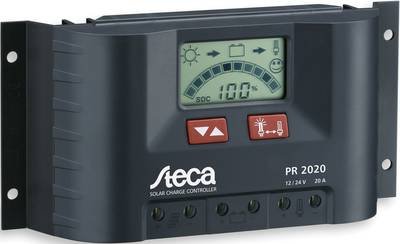 Steca PR 2020 Laderegler PWM 12 V, 24 V 20 A