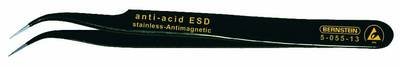 Bernstein Tools for Electronics 5-055-13 SMD-Pinzette 7a SA-ESD Sichelspitze, Super-spitz 120 mm