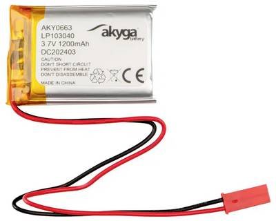 Akyga LP103040 Akkupack x Spezial-Akku LiPo 3.7 V 1200 mAh