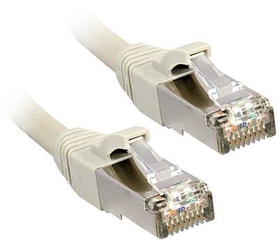 LINDY 47240 RJ45 Netzwerkkabel, Patchkabel CAT 6 U/FTP 0.30 m Grau 1 St.
