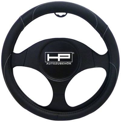 HP Autozubehör Lenkradbezug (Ø x H) 39 cm x 4 cm Polyurethan (PU) Schwarz 37 - 39 cm
