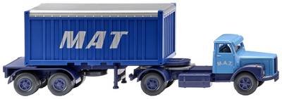 Wiking 052604 H0 LKW Modell Scania Containersattelzug 20' M.A.T.
