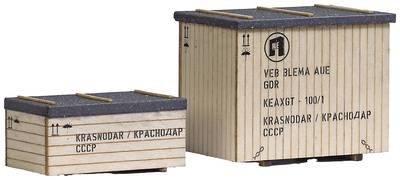 Busch 1840 H0 Maschinenkisten Ost, 2er Bausatz
