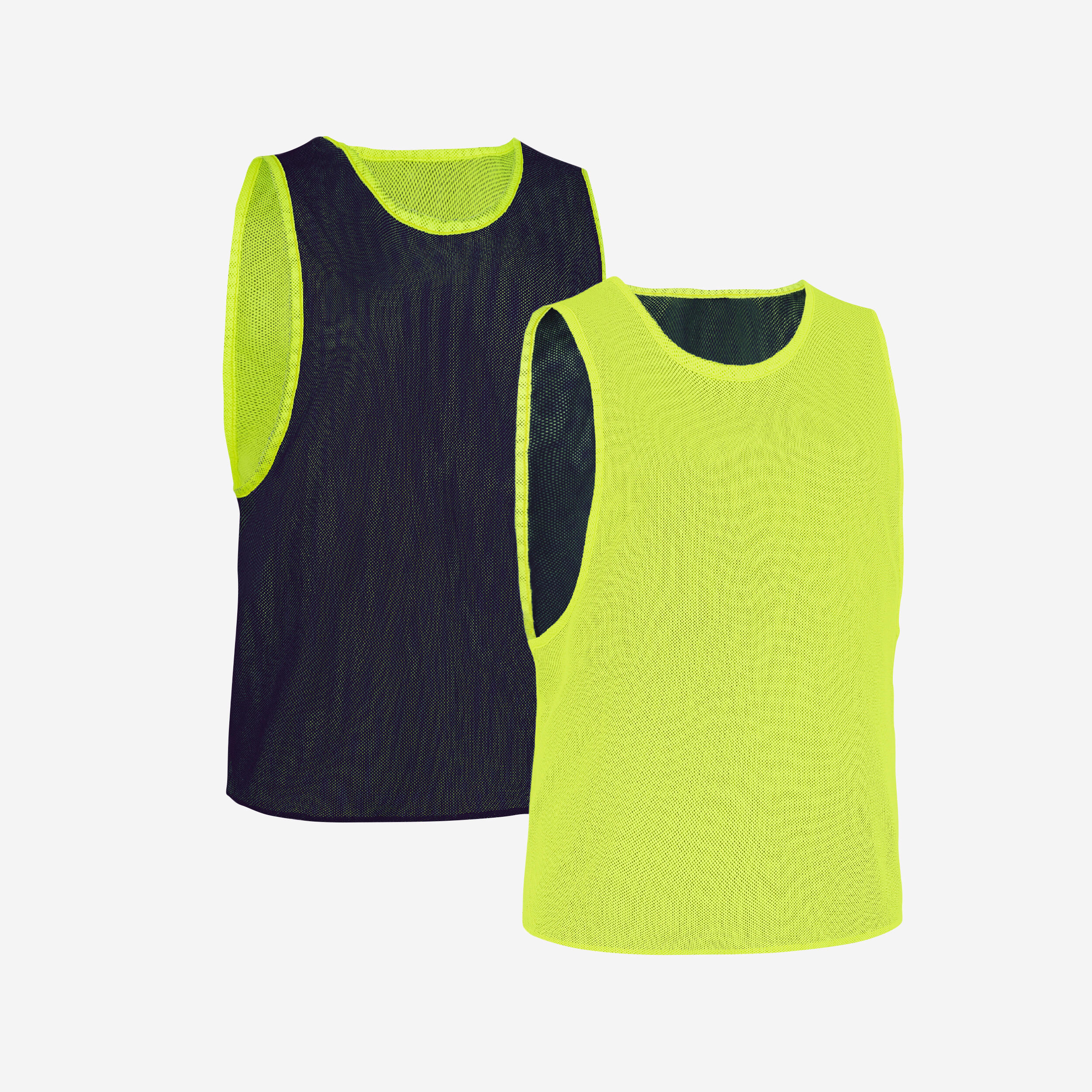 KIPSTA Peto Fútbol Reversible adulto amarillo azul