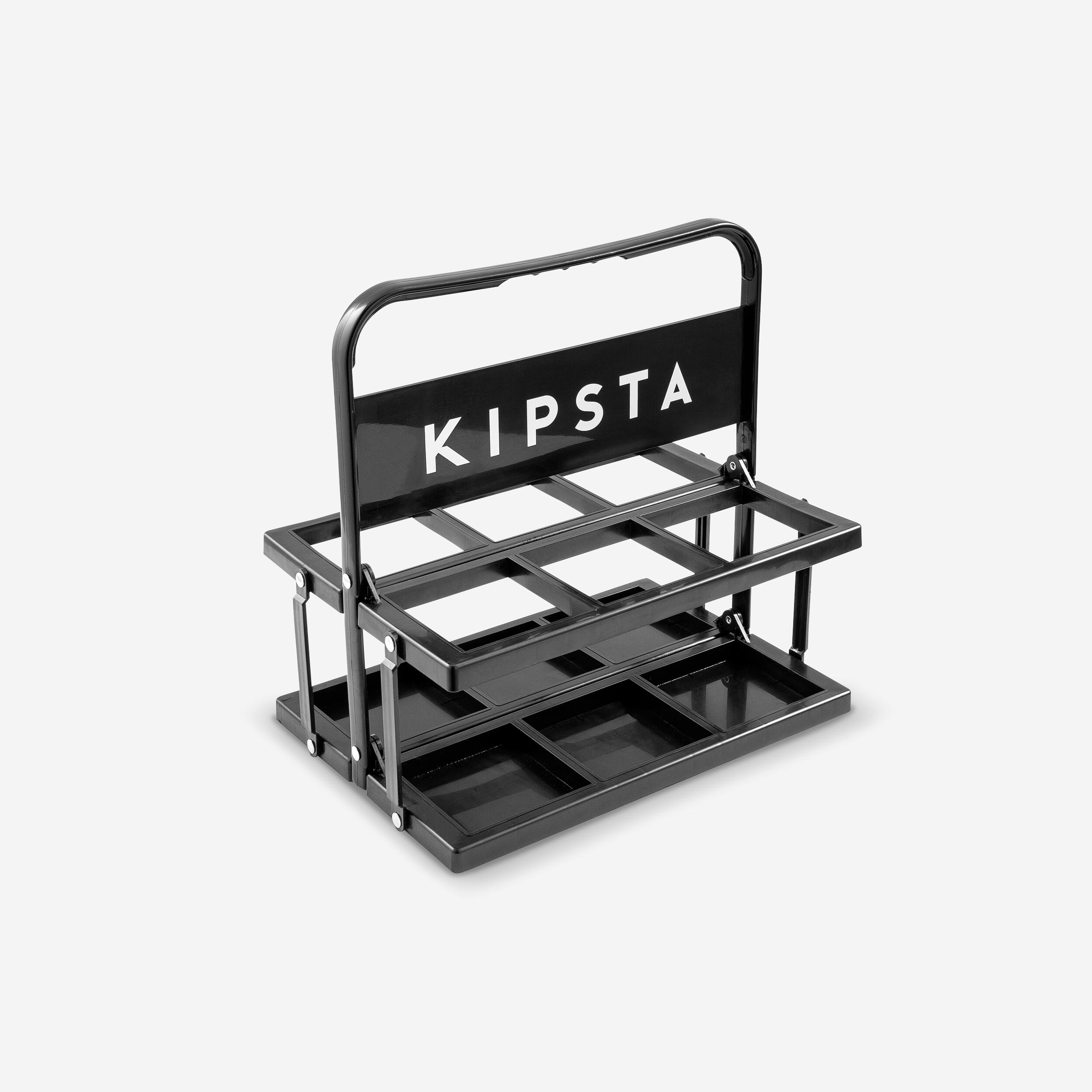 KIPSTA Portabotellas 6 botellas negro