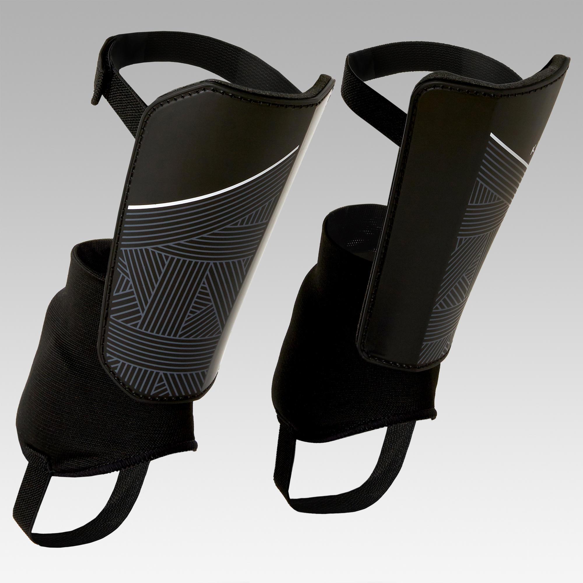 KIPSTA Espinillera de fútbol Niños Kipsta Essential 140 negro
