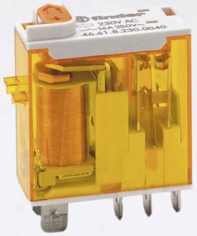 Finder 46.61.8.230.4040 Steckrelais 230 V/AC 16 A 1 Wechsler 1 St.