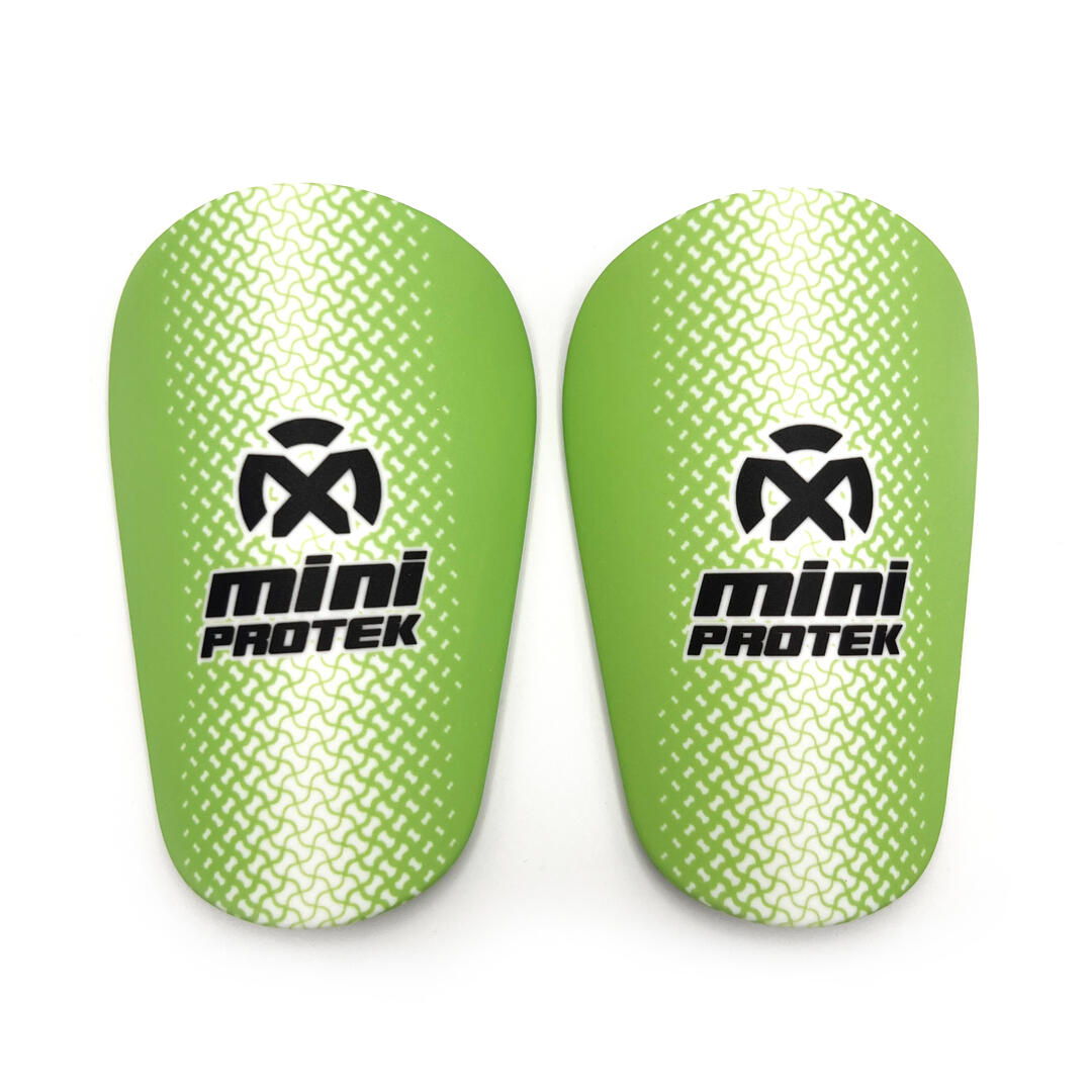 OXUM Espinilleras de Futbol Mini para Niños y Adultos - Talla Verde