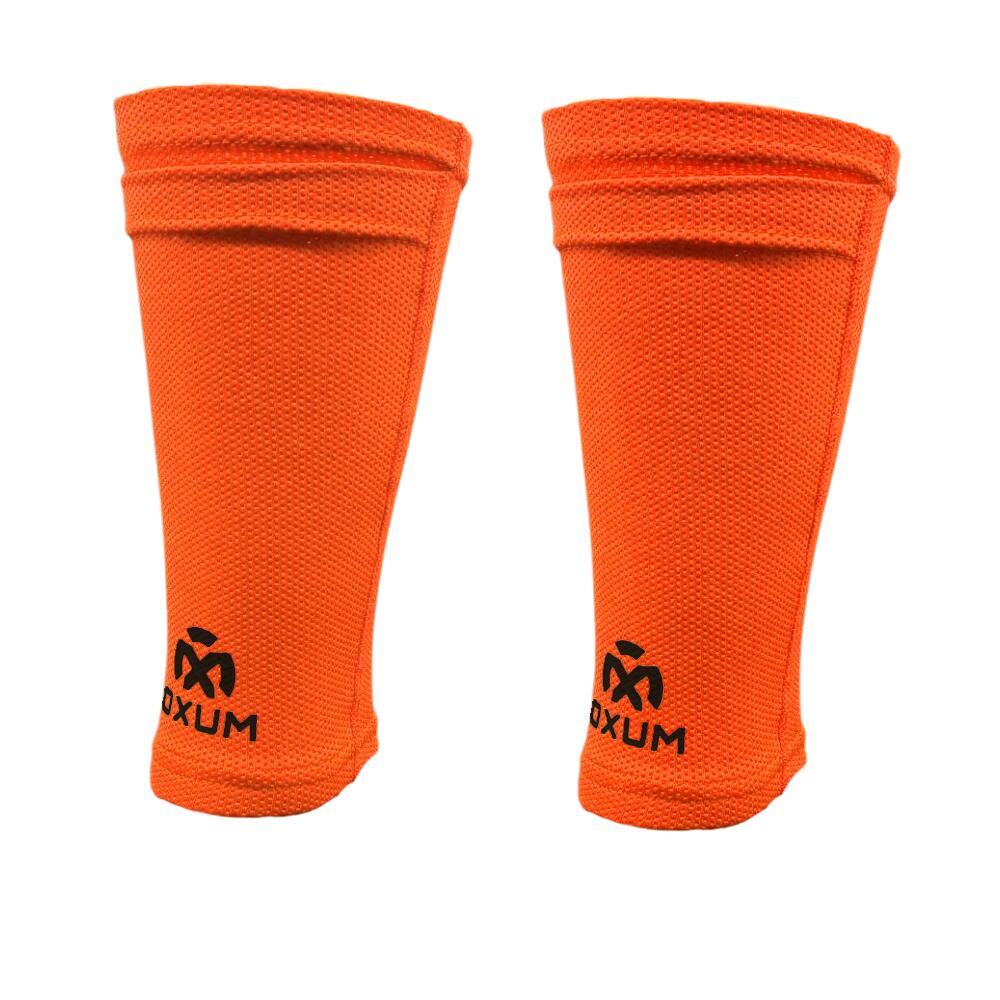 OXUM Sujeta espinilleras tela Naranja S