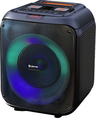 Denver BPS-250 Bluetooth® Lautsprecher AUX, tragbar, USB Schwarz