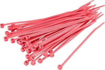 TRU COMPONENTS 1593704 TC-CV250203 Kabelbinder 250 mm 4.80 mm Rot 100 St.