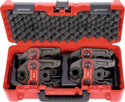 Rothenberger 015062X Pressbackenset Standard, M15-18-22-28mm