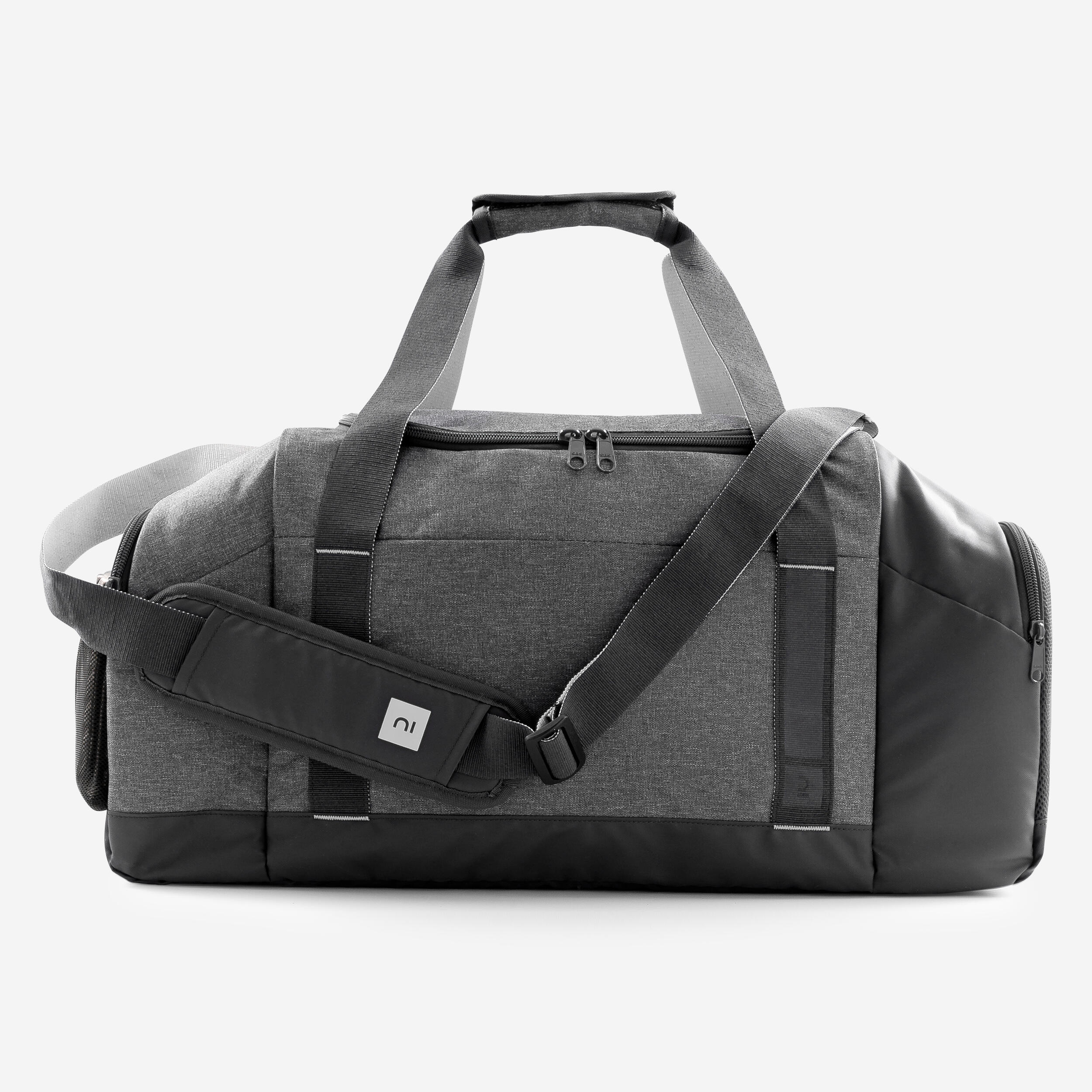 DECATHLON Bolsa Deportiva Academic Negro-Gris 55 l