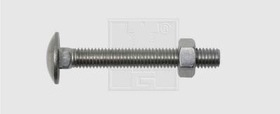 SWG 22686067 Flachrundkopfschraube 8 mm 60 mm Außensechskant DIN 603 Edelstahl A2 25 St.