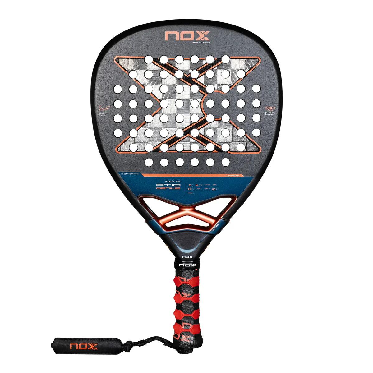 NOX Pala de pádel NOX AT10 Genius Attack 18K Alum de Agustín Tapia 2025
