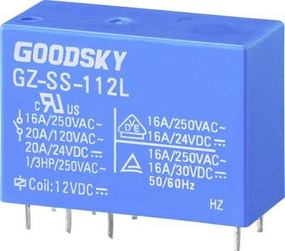 GoodSky GZ-SS-112L Printrelais 12 V/DC 20 A 1 Wechsler 1 St. Tube