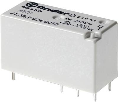 Finder 41.52.9.024.0000 Printrelais 24 V/DC 8 A 2 Wechsler 20 St. Tube