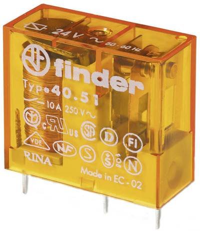 Finder 40.51.8.024.0000 Printrelais 12 A 1 Wechsler 1 St.