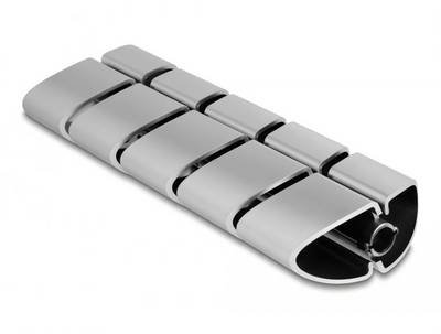 Delock Kabelkanal Kunststoff Silber (B x H) 75 mm x 45 mm 5 St. 20802