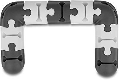 Delock Kabel-Halteclips Thermoplast Schwarz, Grau 1 Set 18448