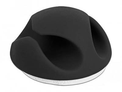 Delock Kabel-Halteclips Thermoplast Schwarz (B x H) 20 mm x 12 mm 10 St. 18345