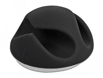 Delock Kabel-Halteclips Thermoplast Schwarz (B x H) 29 mm x 15 mm 6 St. 18344