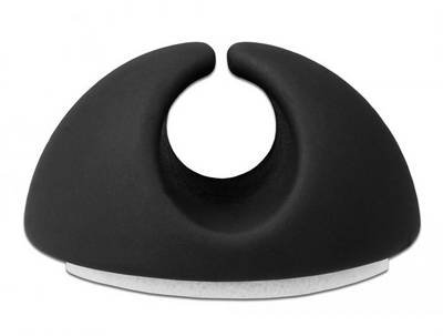Delock Kabel-Halteclips Thermoplast Schwarz (B x H) 29 mm x 15 mm 6 St. 18342