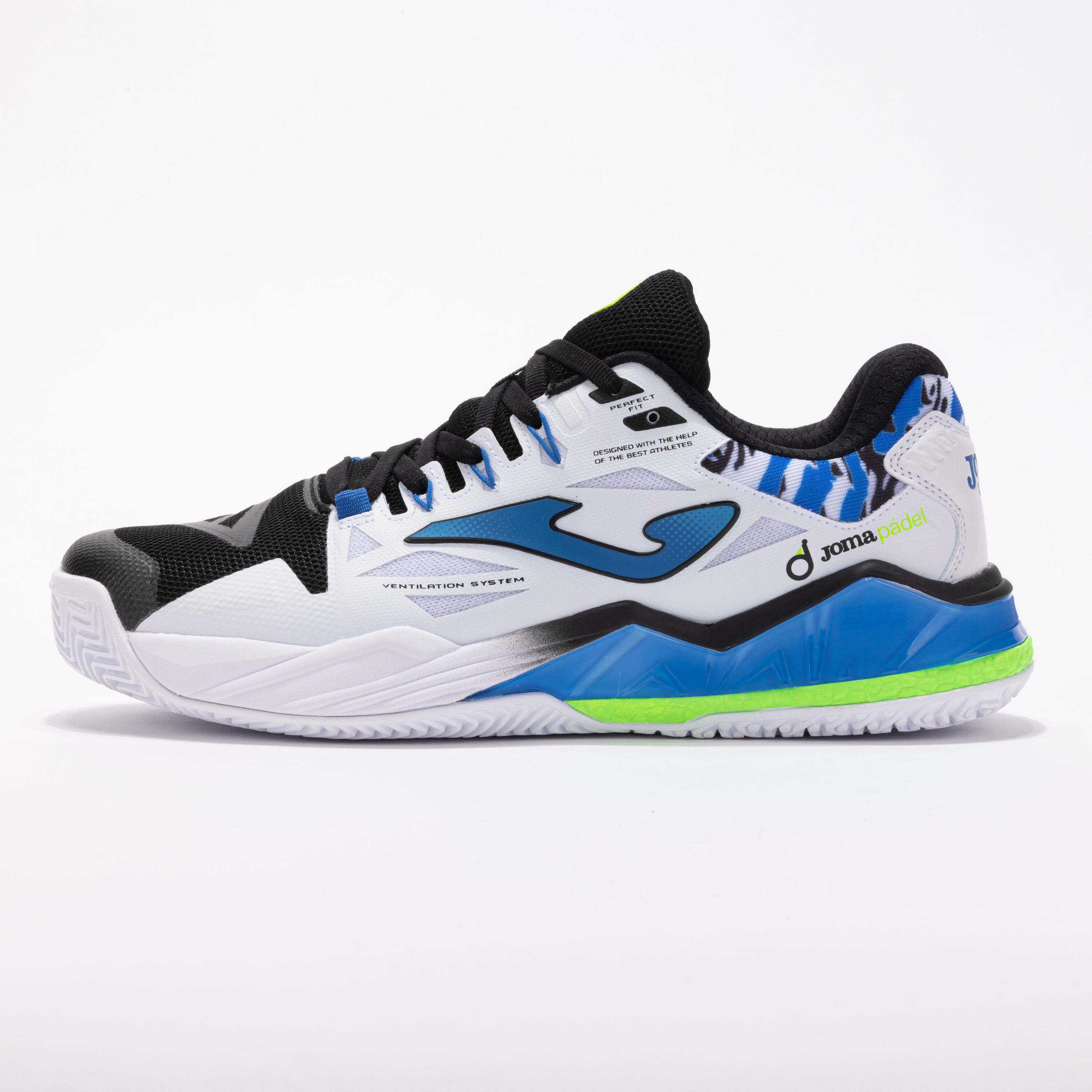 JOMA Zapatillas de pádel Hombre - Joma Spin negro y blanco