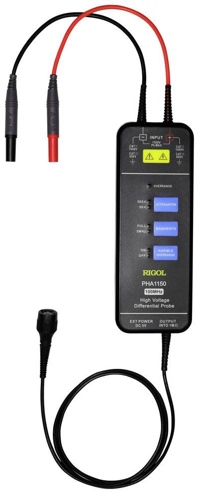 Rigol PHA1150 Differential-Hochspannungstastkopf 100 MHz 1500 V
