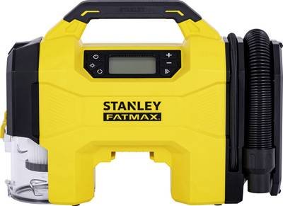 STANLEY SXVI02001 Akku-Kompressor neu 10 bar 12 V Adapter zum Betrieb per Kabel, Digitales Display