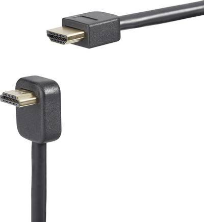 SpeaKa Professional HDMI Anschlusskabel HDMI-A Stecker, HDMI-A Stecker 0.90 m Schwarz SP-7870068 4K UHD, Audio Return Ch