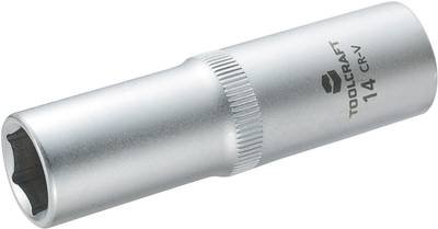 TOOLCRAFT 816177 Außen-Sechskant Steckschlüsseleinsatz 14 mm 1/2" (12.5 mm)