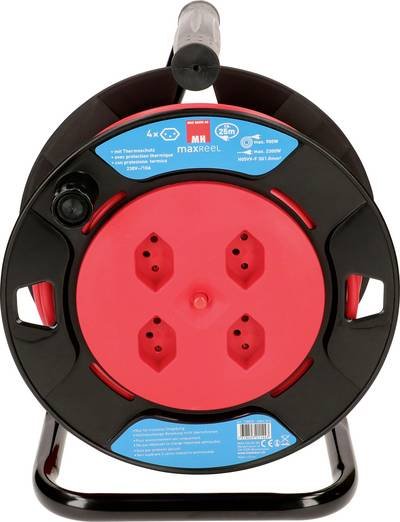Max Hauri 138870 Kabelabroller 25.00 m Rot