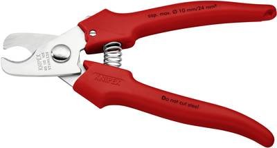 Knipex Kabelschere 165mm fuer Kabel 10mm/24mm² Knipex 95 05 165 Kabelschere Geeignet für (Abisoliertechnik) Alu- und Kup