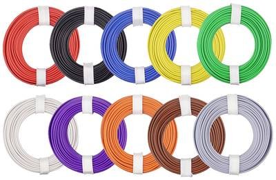 Donau Elektronik 150-MIX Litze 1 x 0.50 mm² Bunt, 10-farbig 1 Set