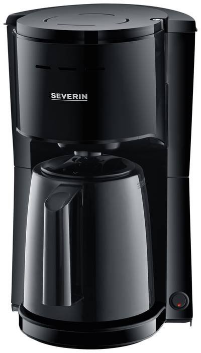 Severin KA 9306 Kaffeemaschine Schwarz Fassungsvermögen Tassen=8 Isolierkanne, mit Filterkaffee-Funktion