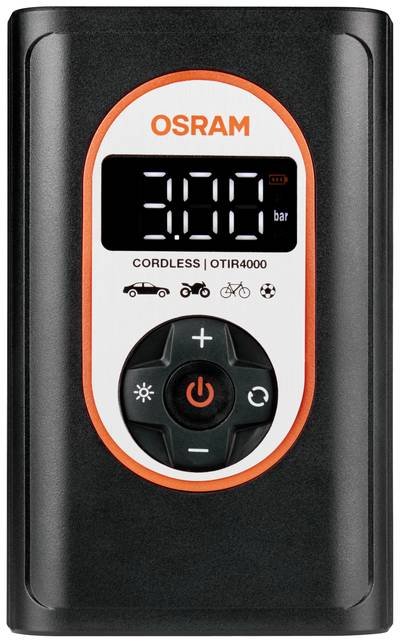 Osram Automotive OTIR4000 Kompressor TYREinflate 4000 8.3 bar Aufbewahrungs-Box/-Tasche, Automatische Abschaltung, mit A