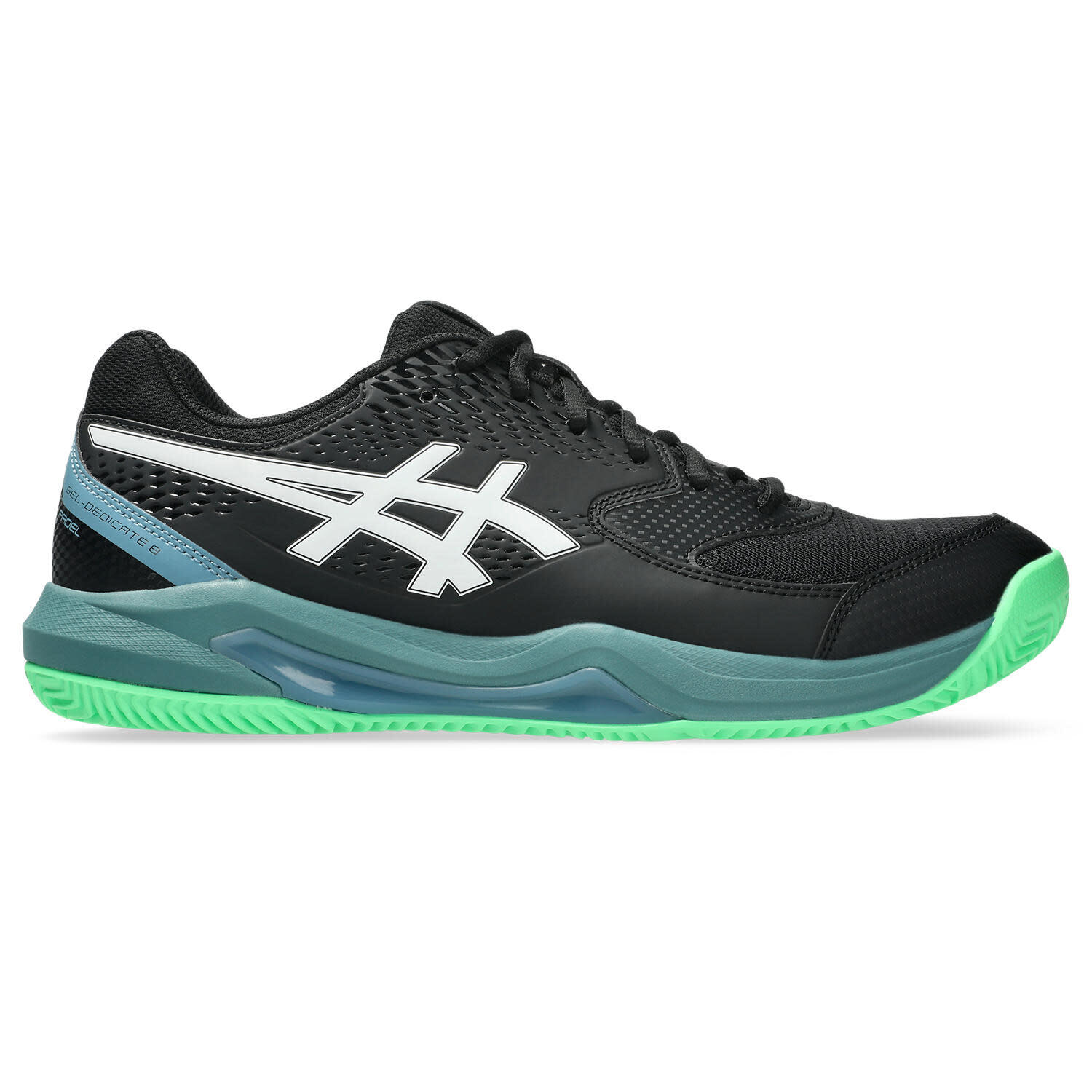 ASICS Tenis Y Padel Hombre - ASICS GEL-DEDICATE 8 PADEL - Black/Vital Green