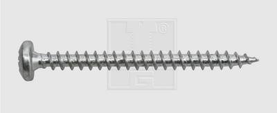 SWG 196456067 Holzschraube 4.5 mm 60 mm Kreuzschlitz Pozidriv Stahl verzinkt 200 St.